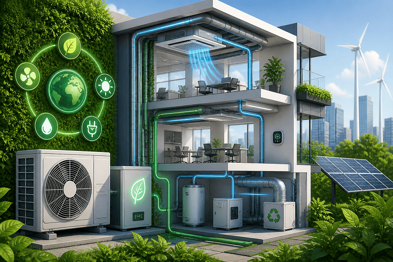 Green energy in HVAC systems